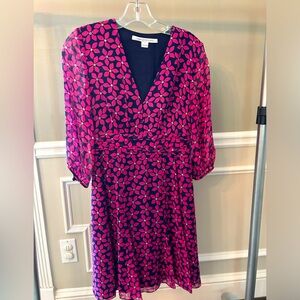 Diane Von Furstenberg Fit and Flare Mini Dress